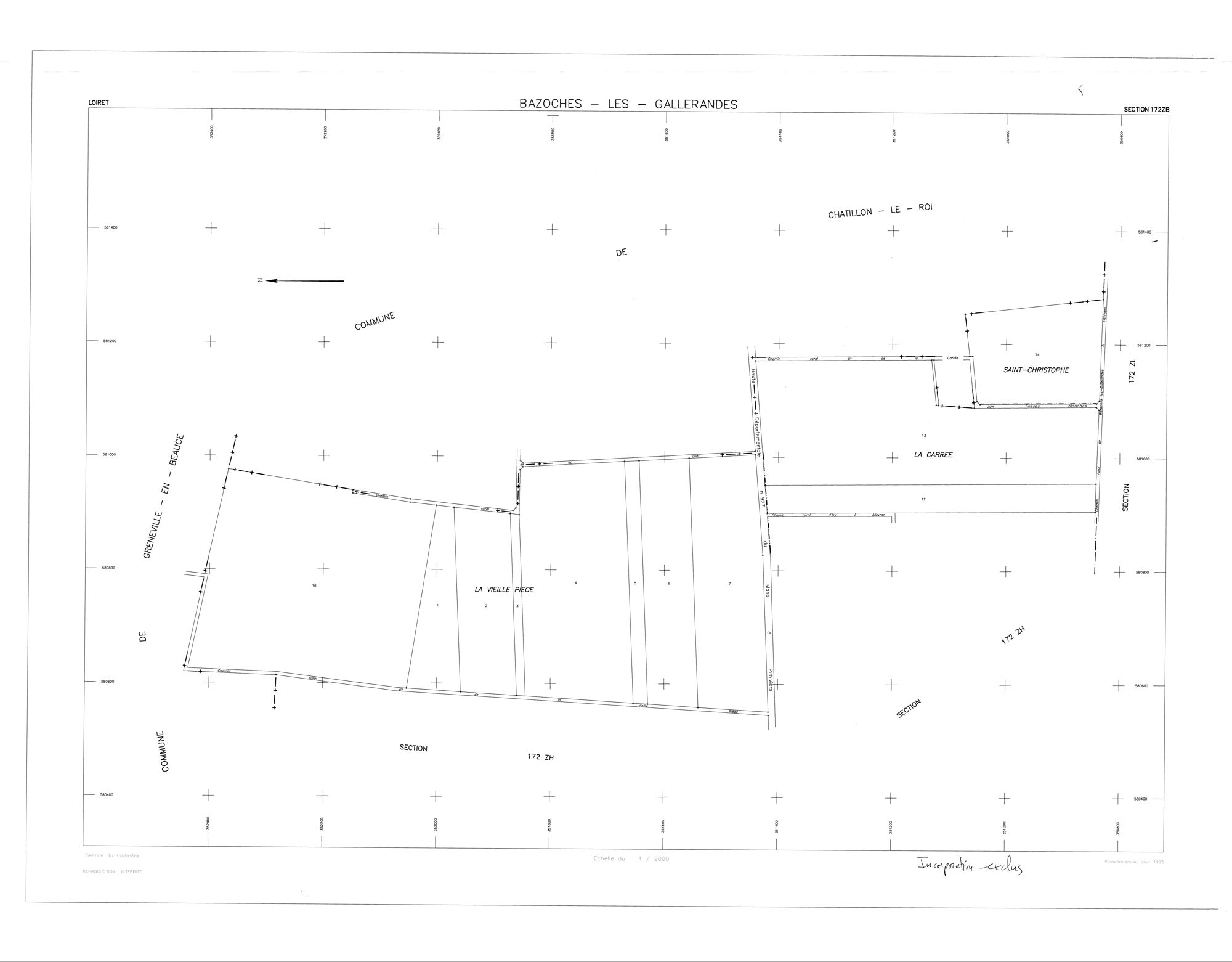 Bazoches-les-Gallerandes - Sections