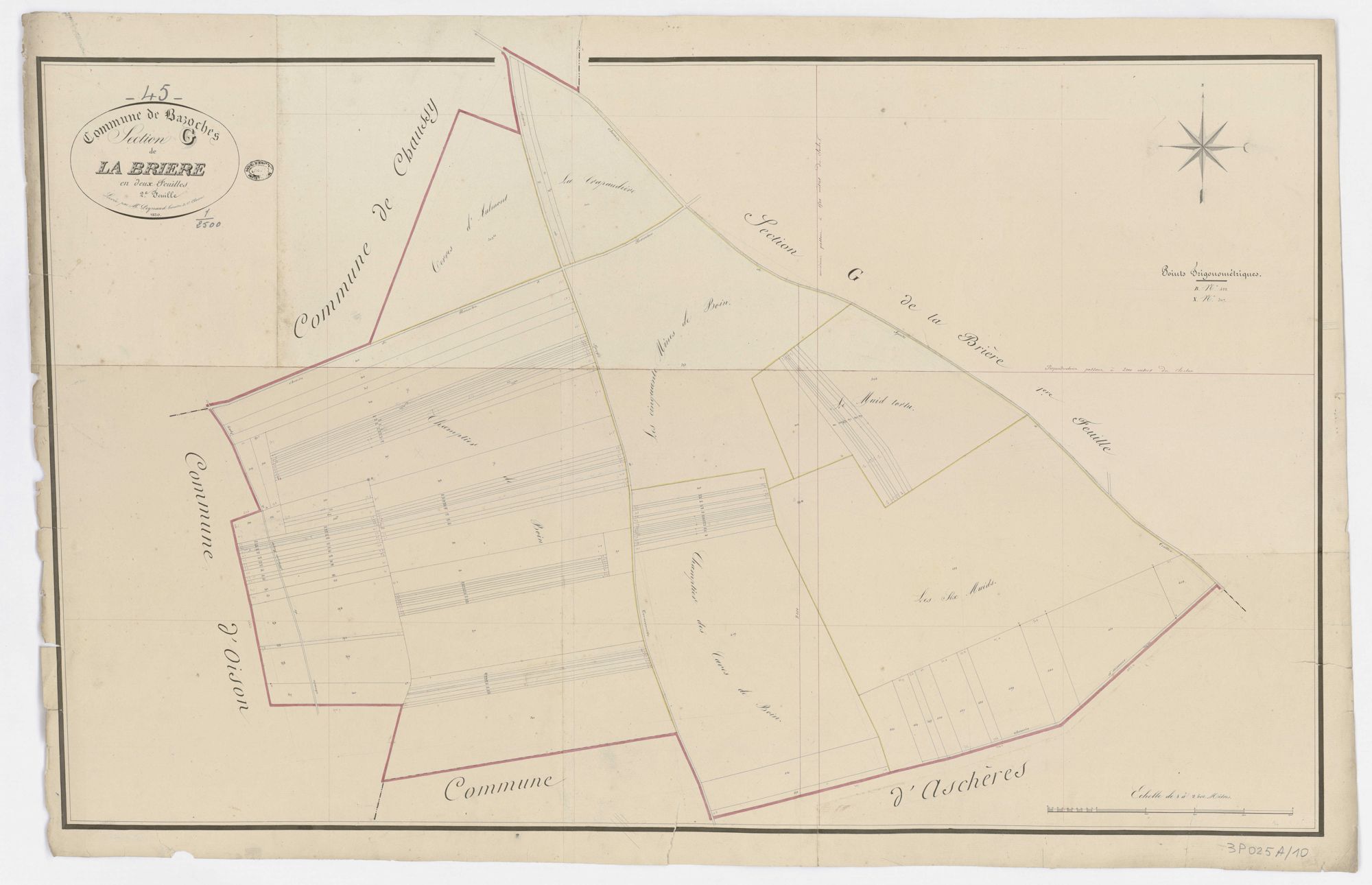 Bazoches-les-Gallerandes - Sections