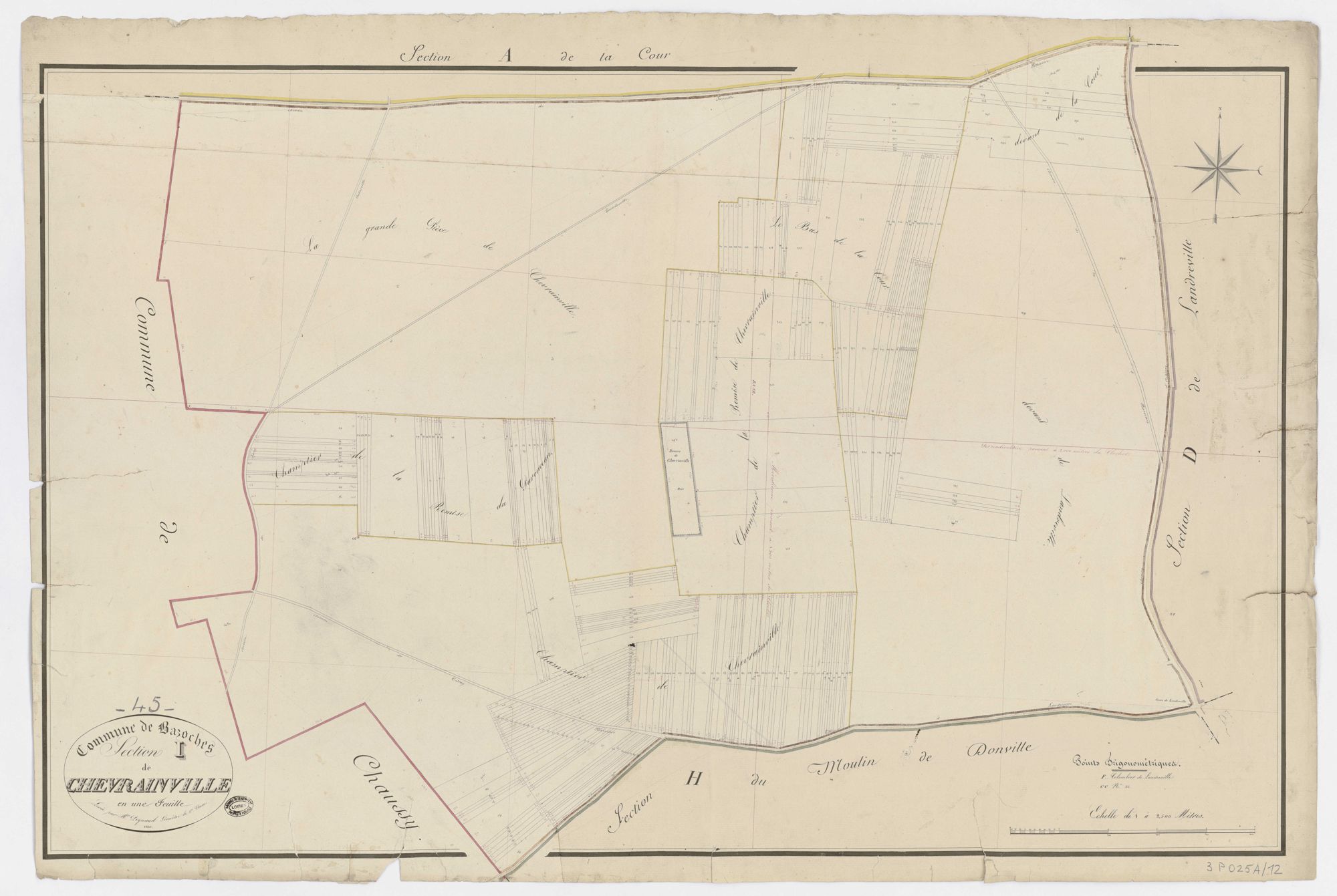 Bazoches-les-Gallerandes - Sections
