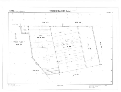 Bazoches-les-Gallerandes - Sections