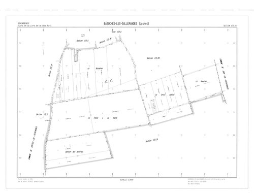 Bazoches-les-Gallerandes - Sections
