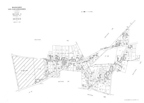 Bazoches-les-Gallerandes - Sections