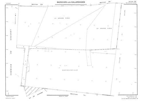 Bazoches-les-Gallerandes - Sections