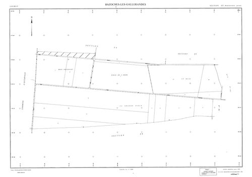 Bazoches-les-Gallerandes - Sections