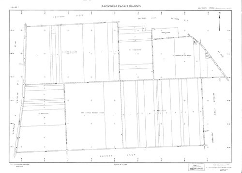Bazoches-les-Gallerandes - Sections