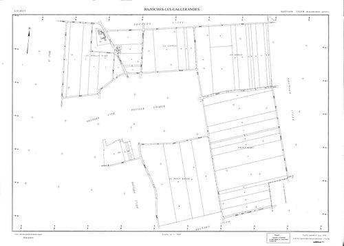 Bazoches-les-Gallerandes - Sections
