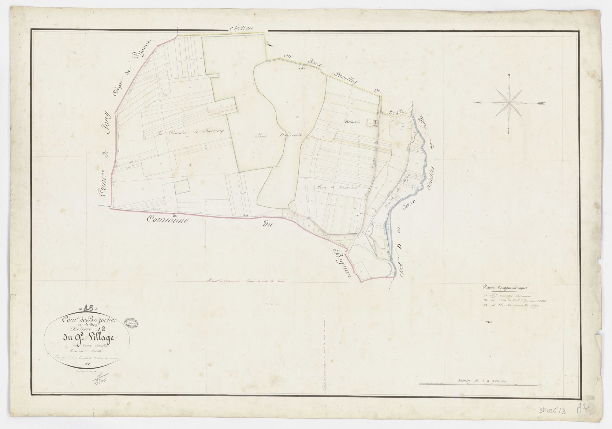 Bazoches-sur-le-Betz - Sections