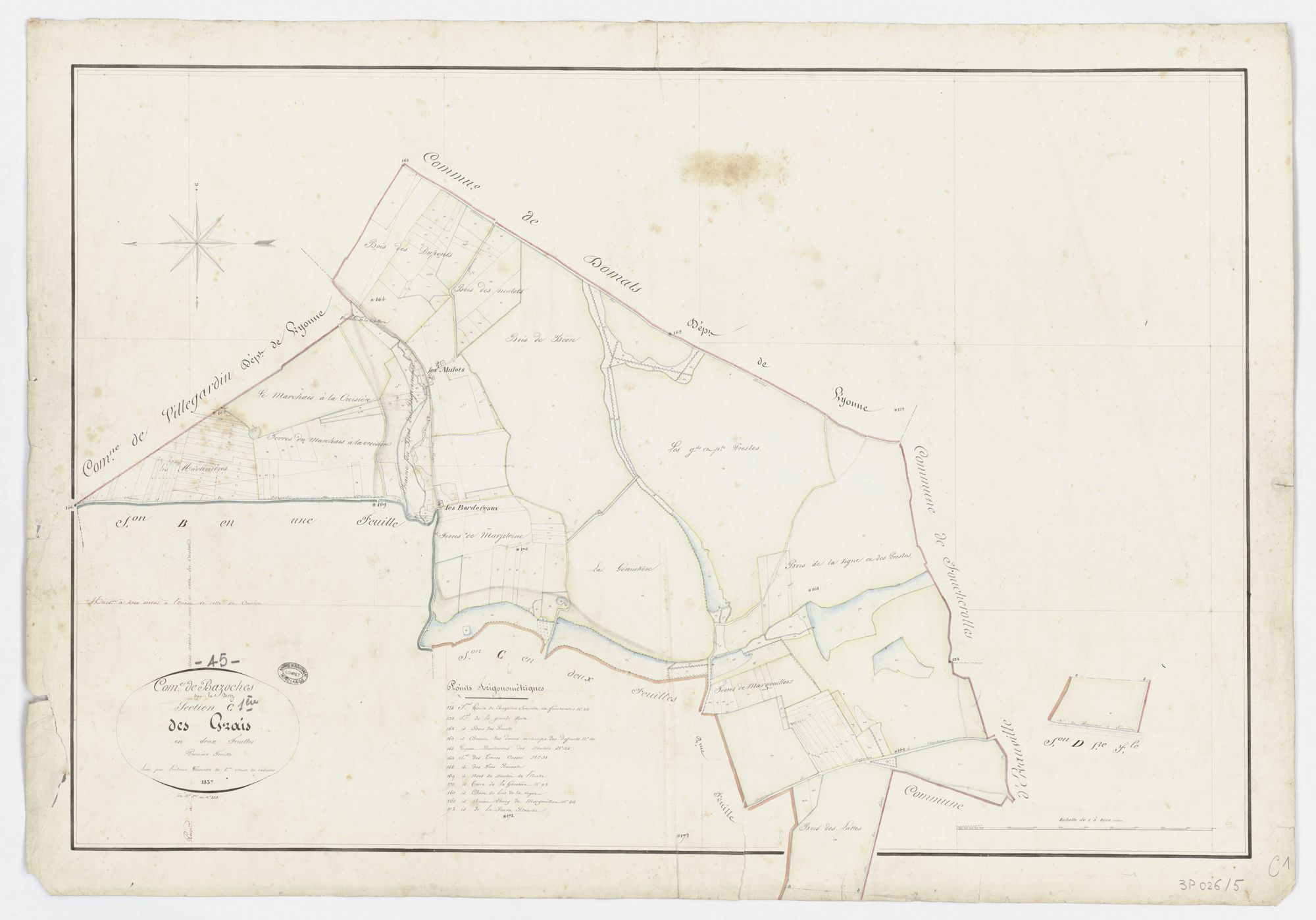 Bazoches-sur-le-Betz - Sections
