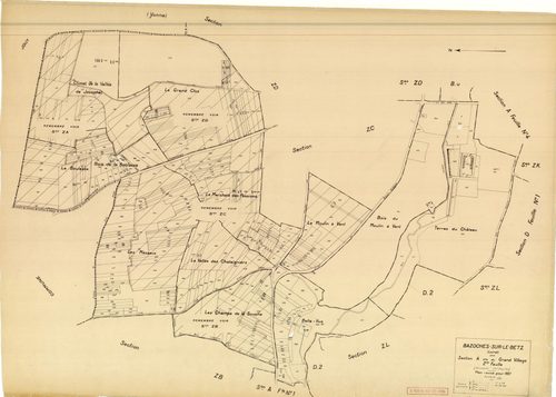 Bazoches-sur-le-Betz - Sections
