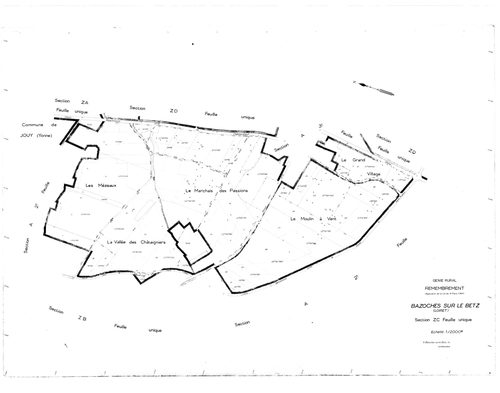 Bazoches-sur-le-Betz - Sections