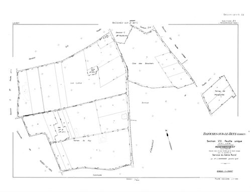 Bazoches-sur-le-Betz - Sections
