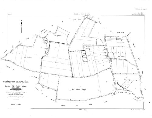 Bazoches-sur-le-Betz - Sections
