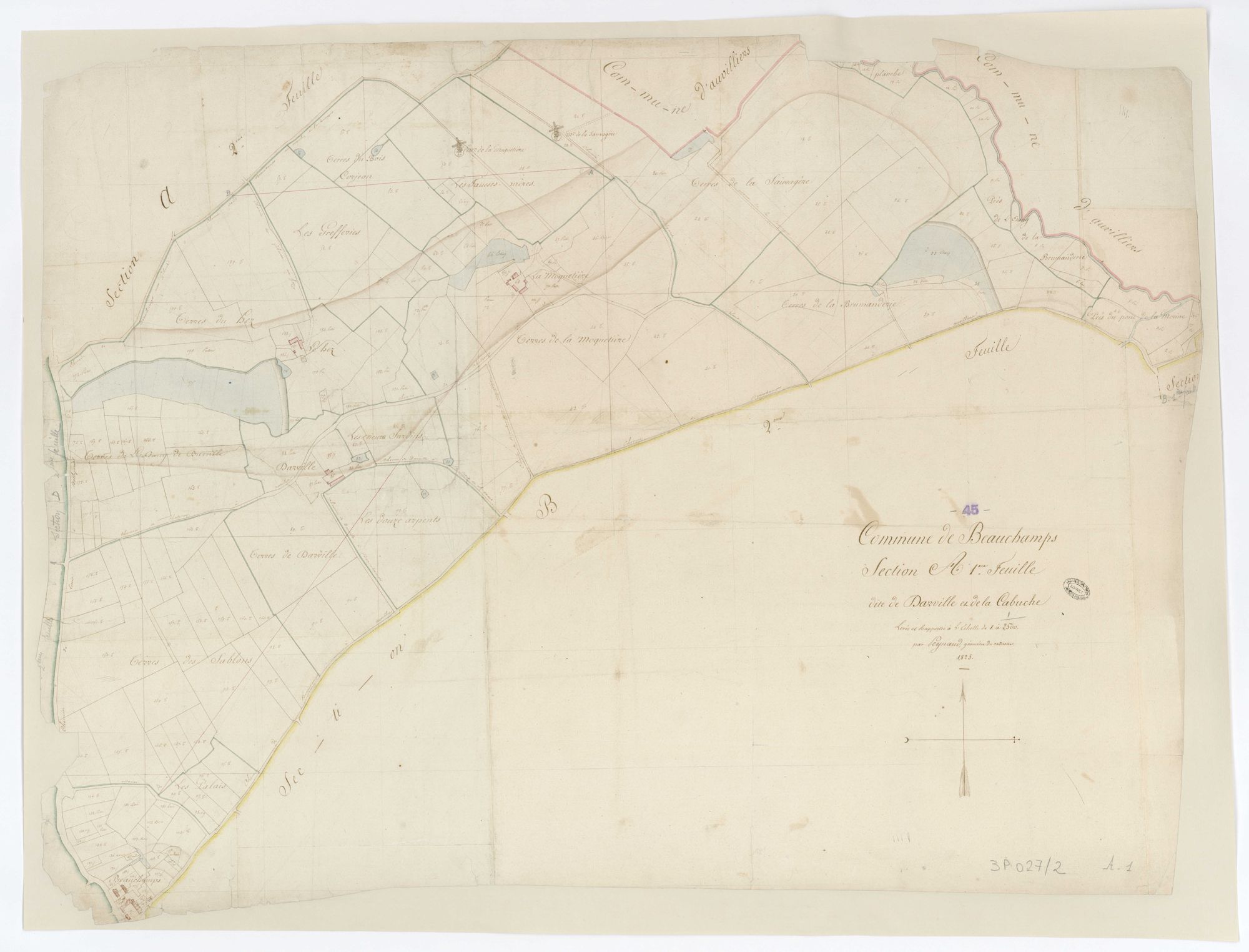 Beauchamps-sur-Huillard - Sections