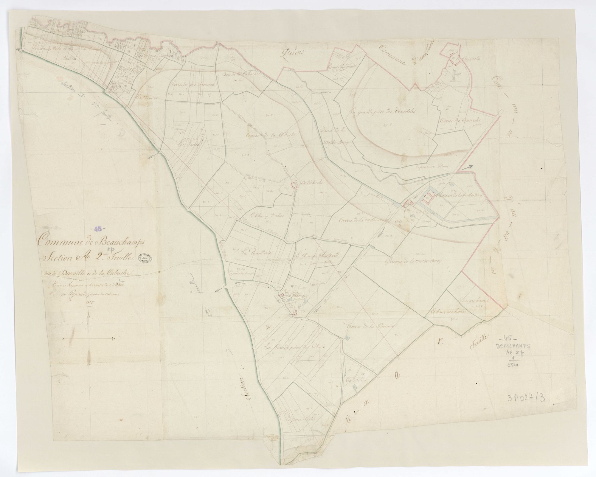 Beauchamps-sur-Huillard - Sections