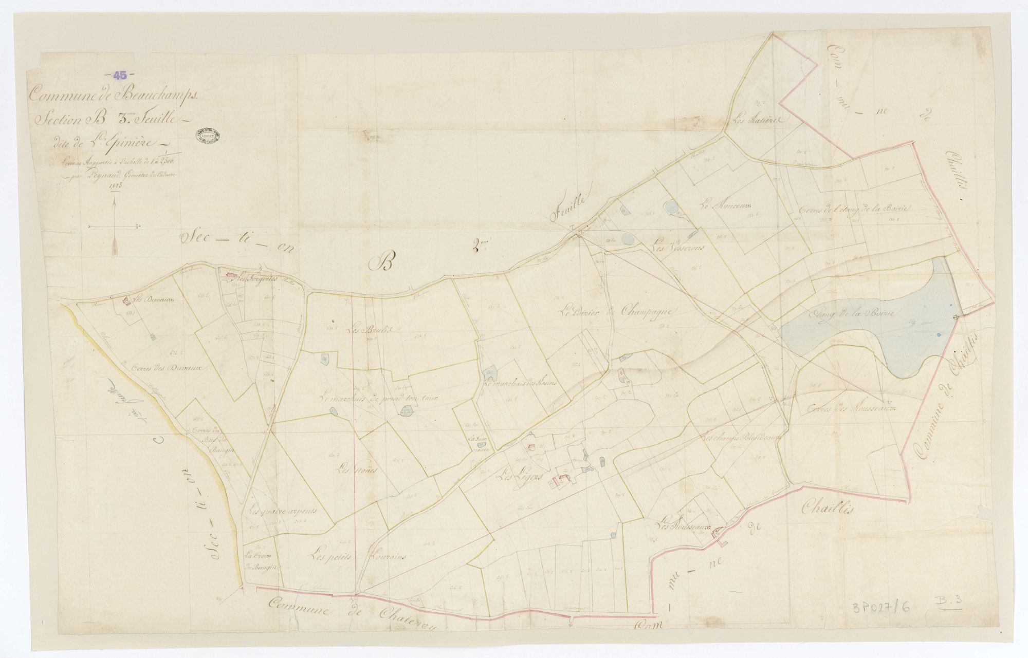 Beauchamps-sur-Huillard - Sections