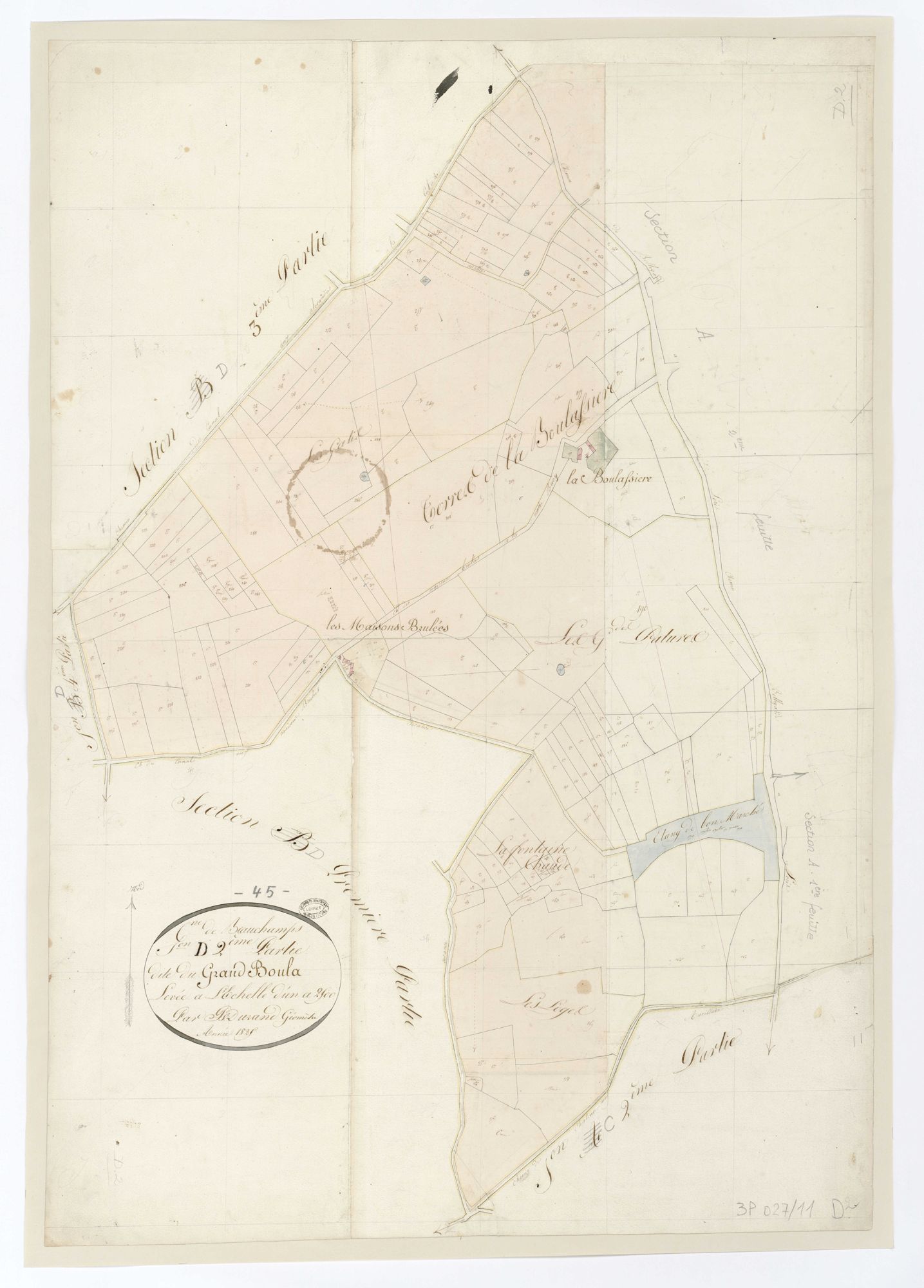 Beauchamps-sur-Huillard - Sections