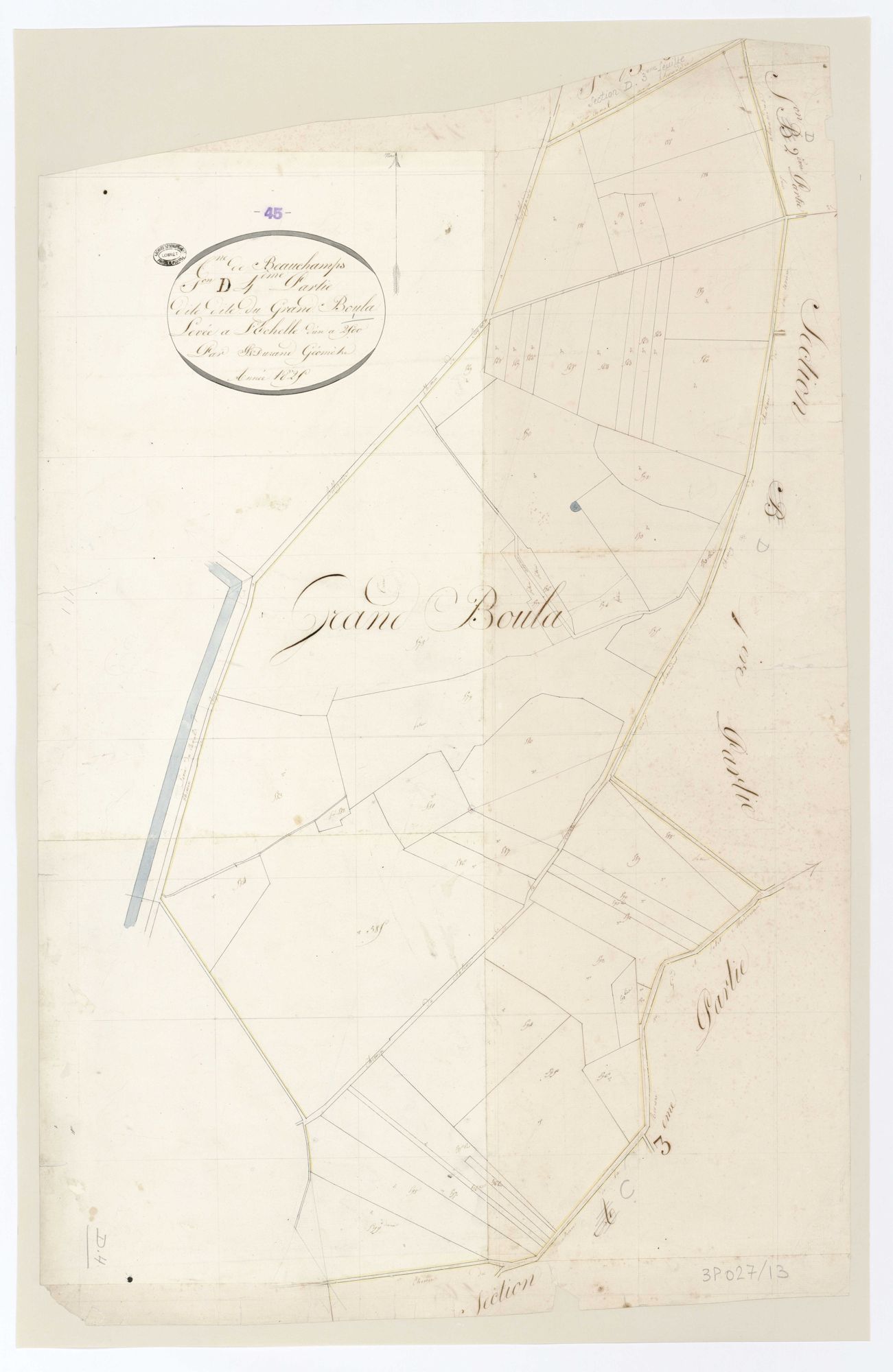 Beauchamps-sur-Huillard - Sections