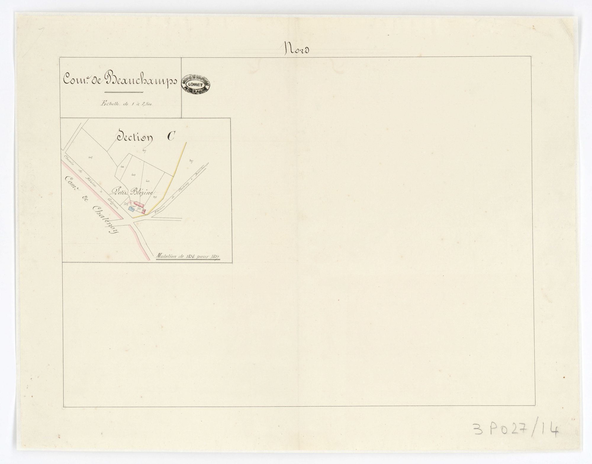Beauchamps-sur-Huillard - Sections