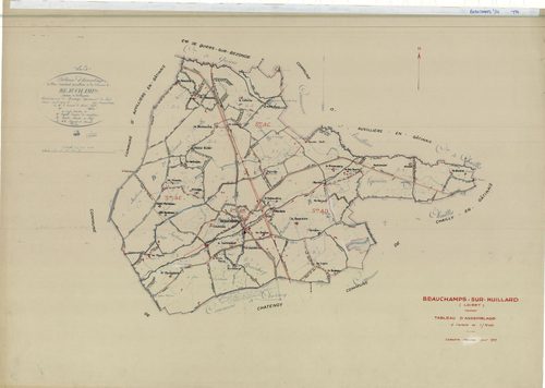 Beauchamps-sur-Huillard - Tableau d'assemblage