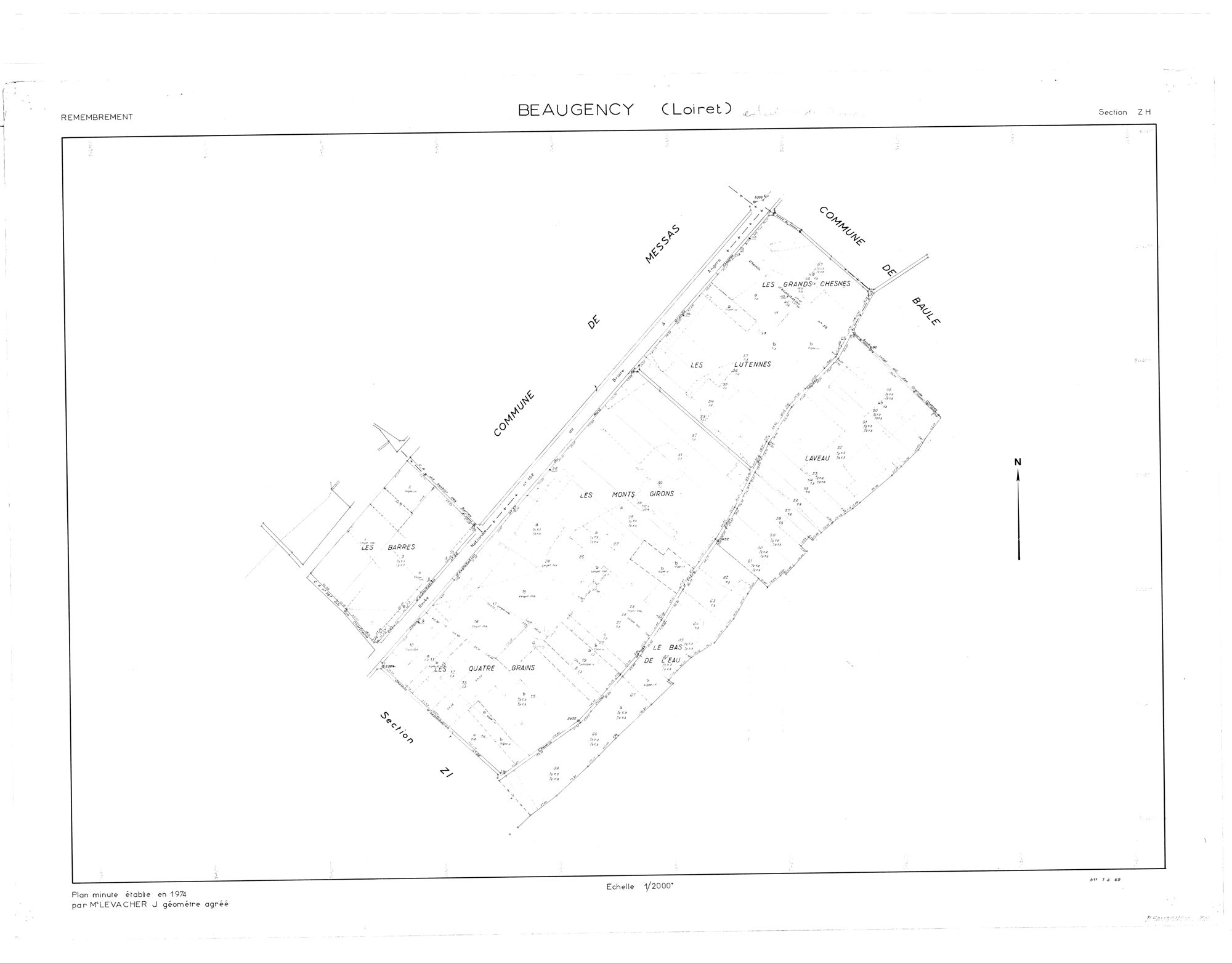 Beaugency - Sections