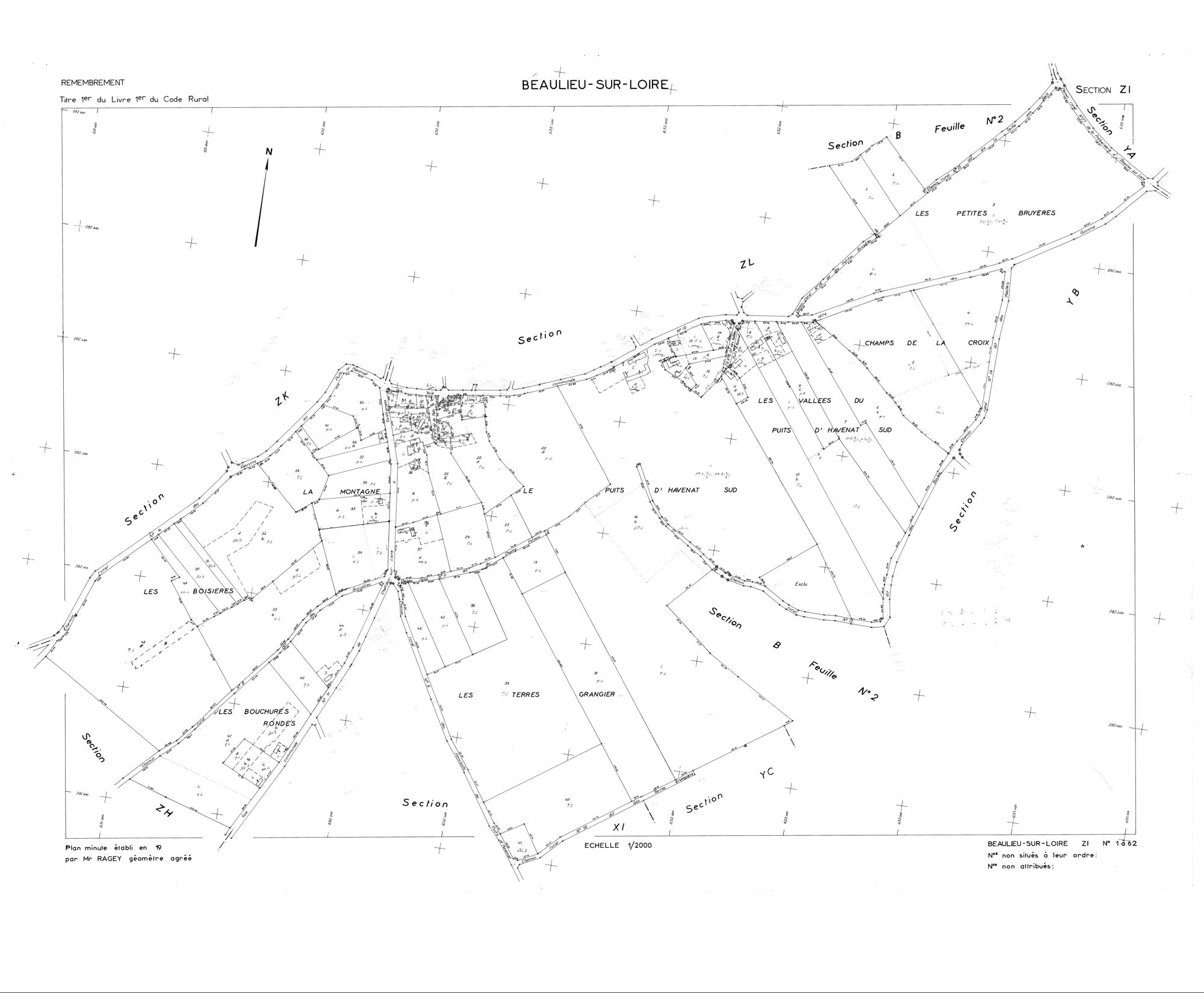 Beaulieu-sur-Loire - Sections