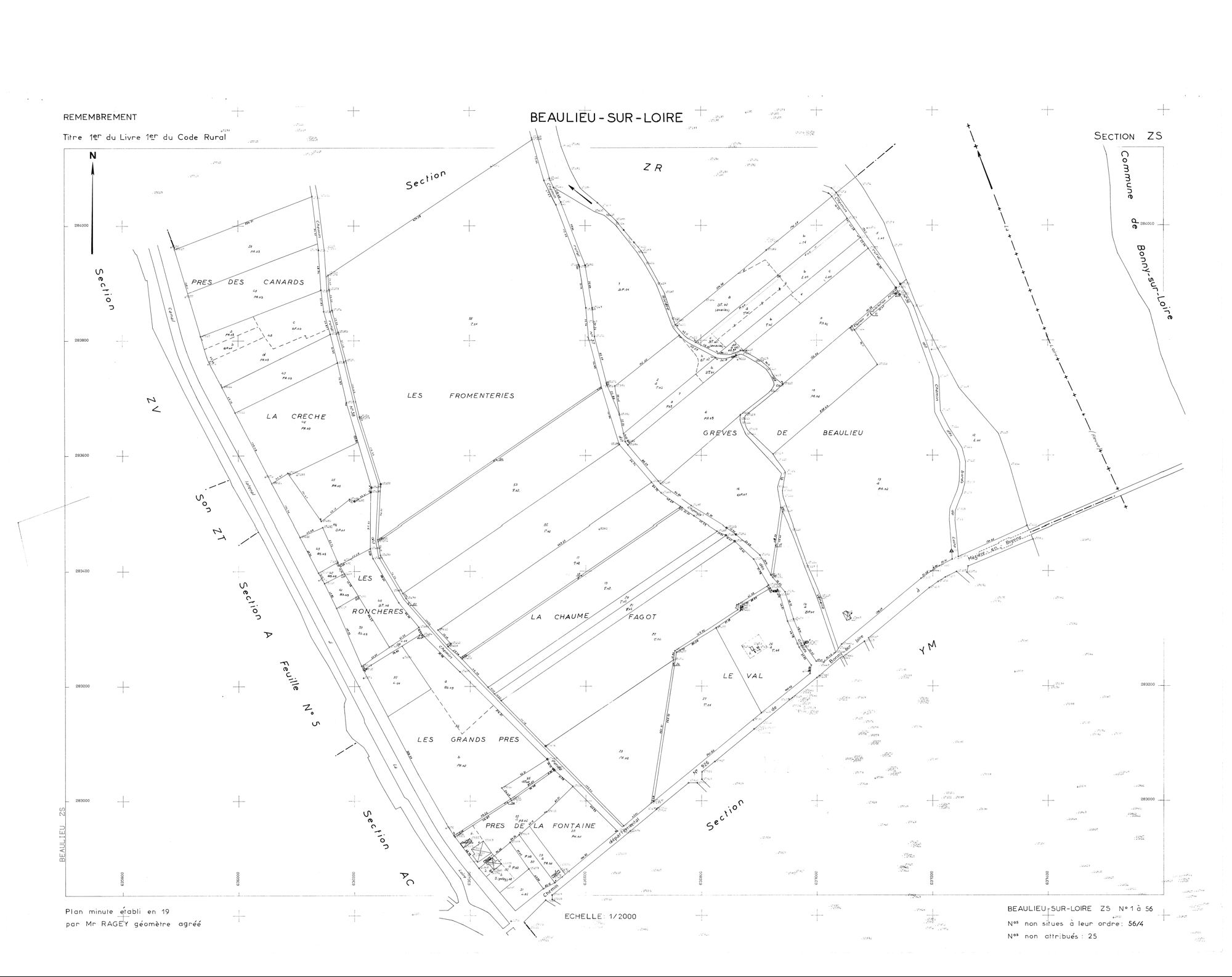 Beaulieu-sur-Loire - Sections