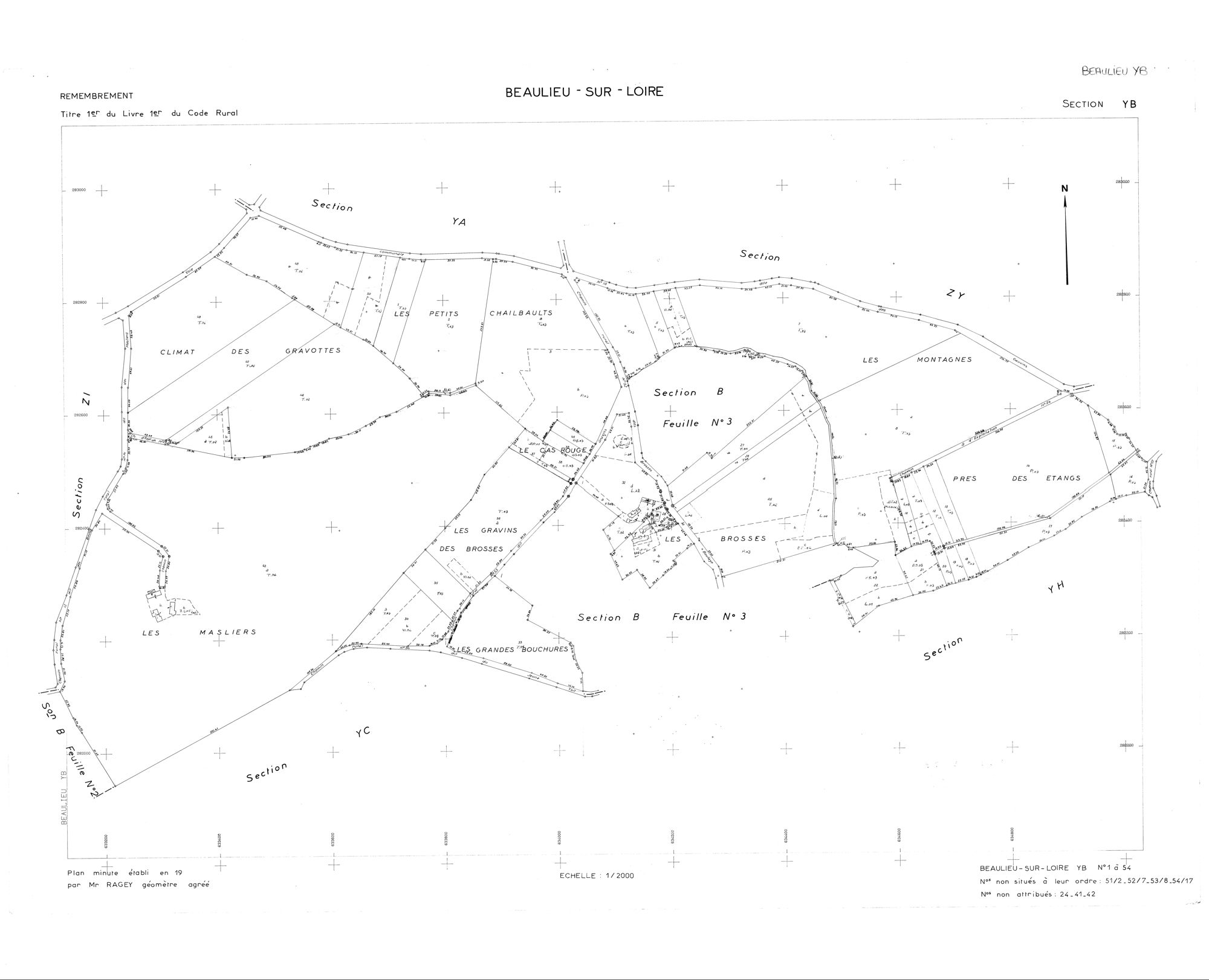Beaulieu-sur-Loire - Sections