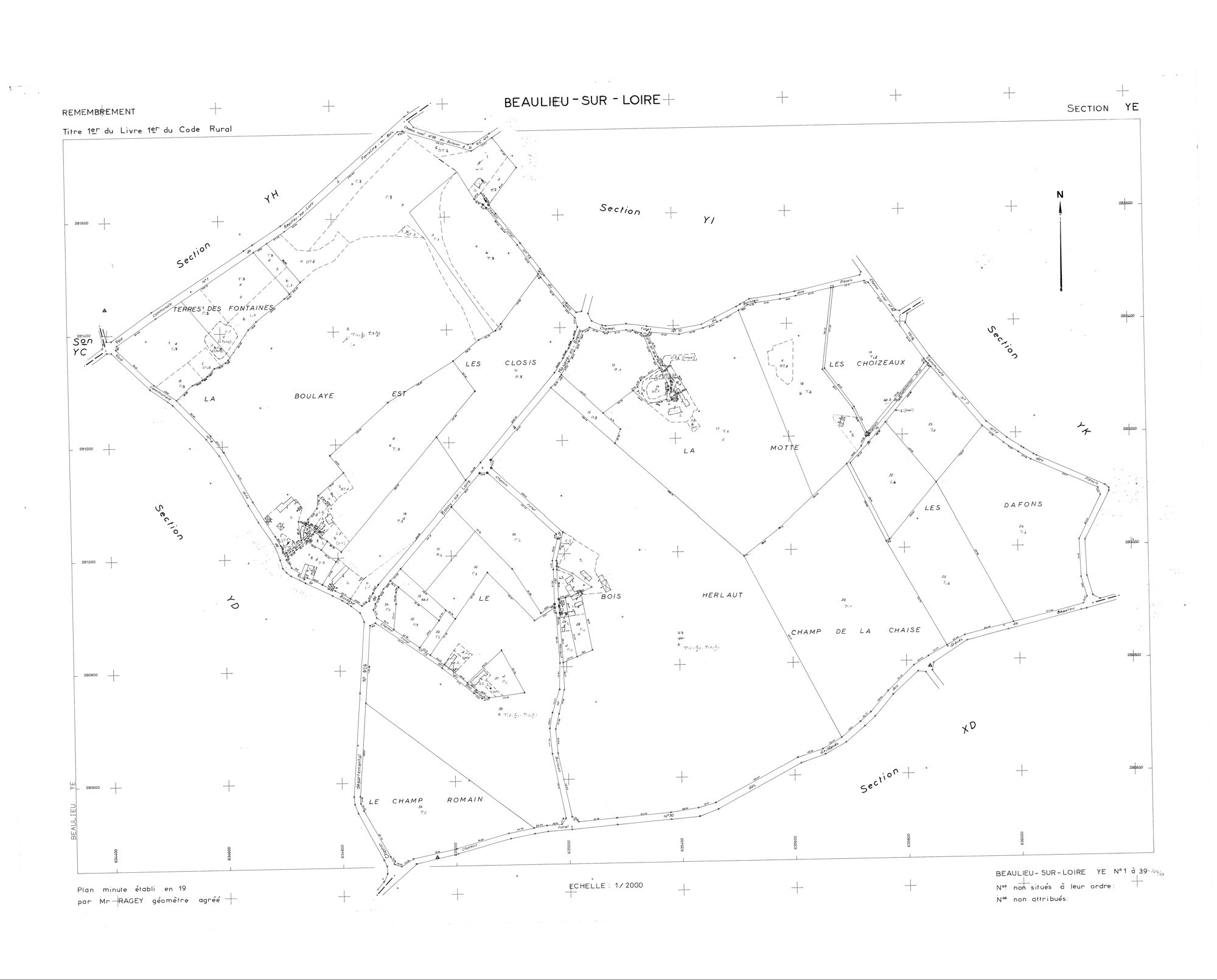 Beaulieu-sur-Loire - Sections
