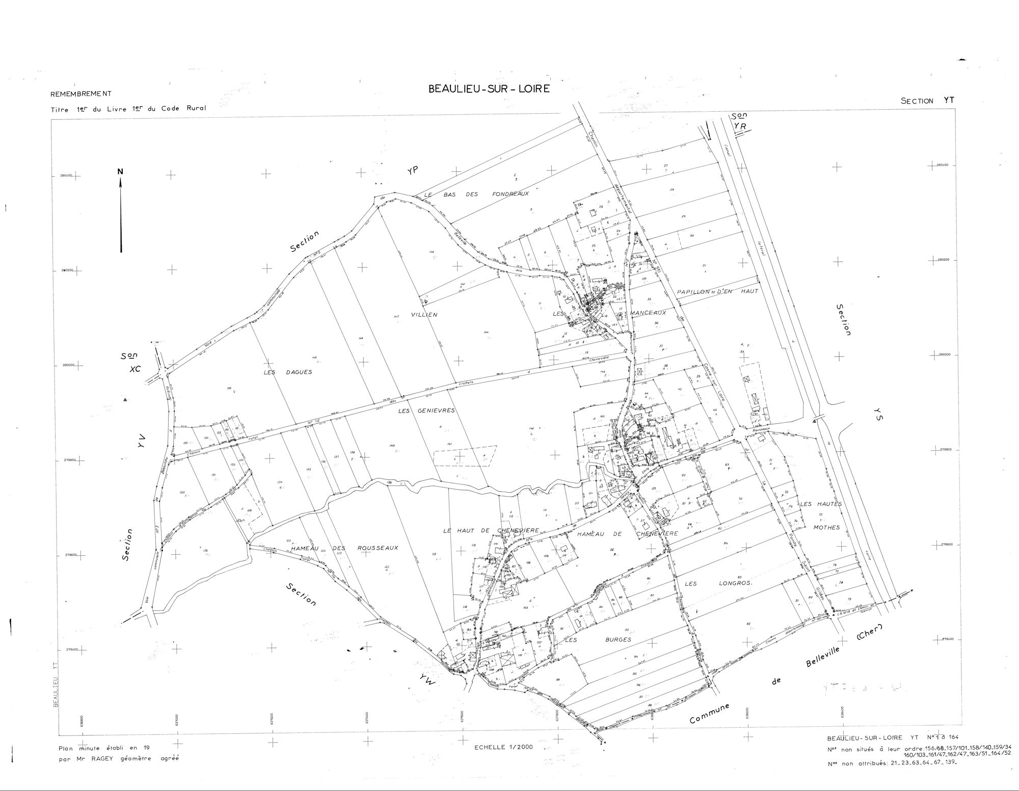 Beaulieu-sur-Loire - Sections