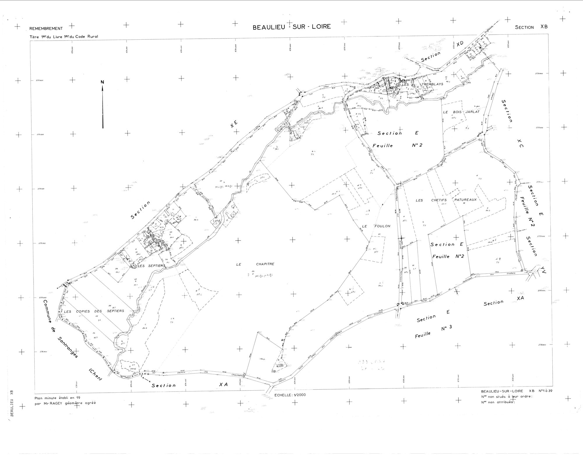 Beaulieu-sur-Loire - Sections