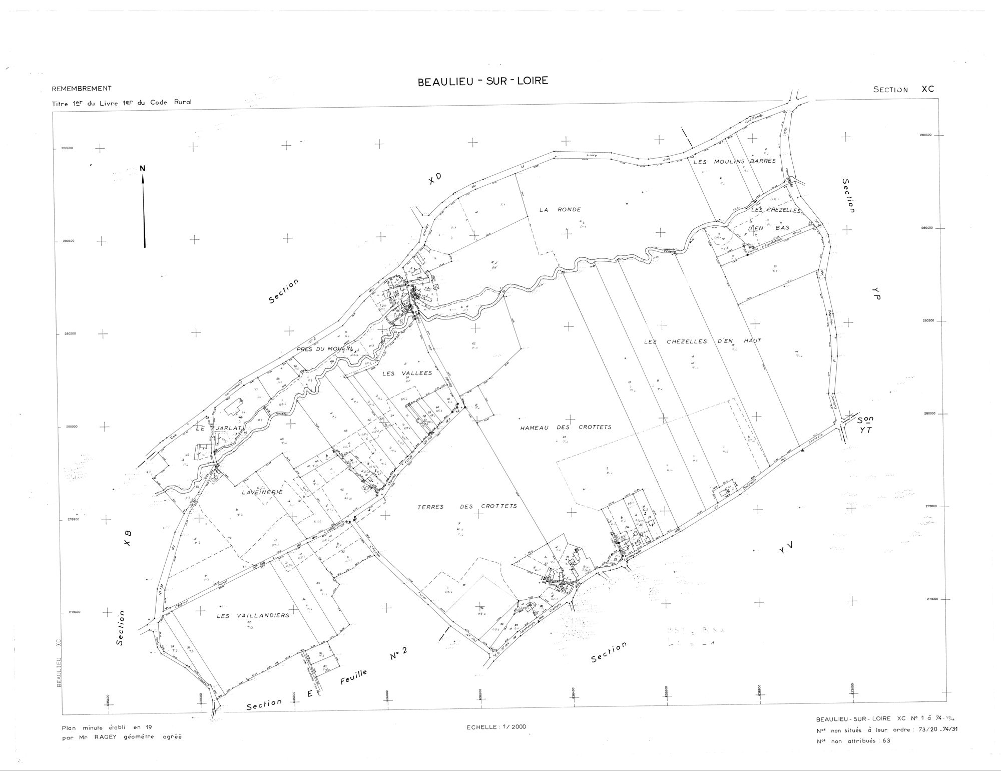 Beaulieu-sur-Loire - Sections