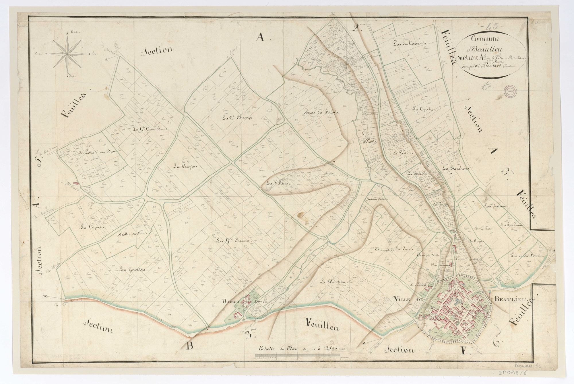 Beaulieu-sur-Loire - Sections
