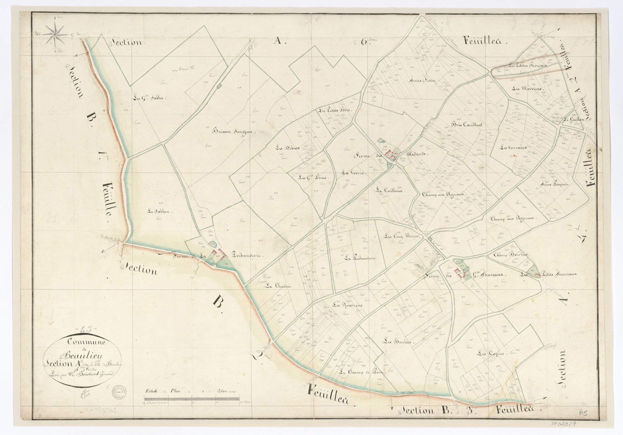 Beaulieu-sur-Loire - Sections