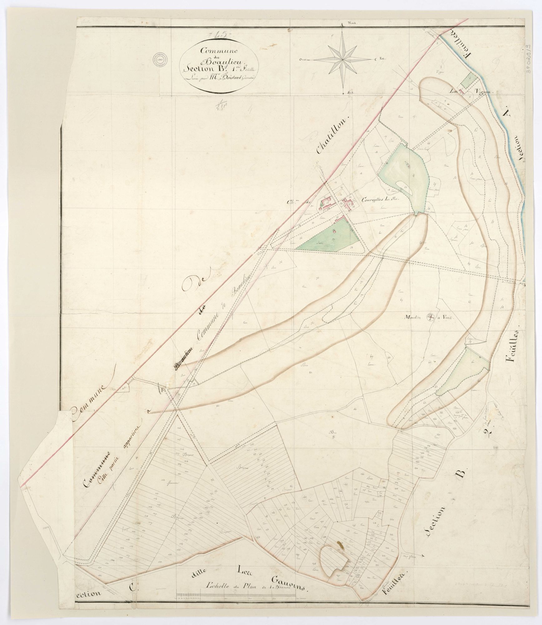 Beaulieu-sur-Loire - Sections
