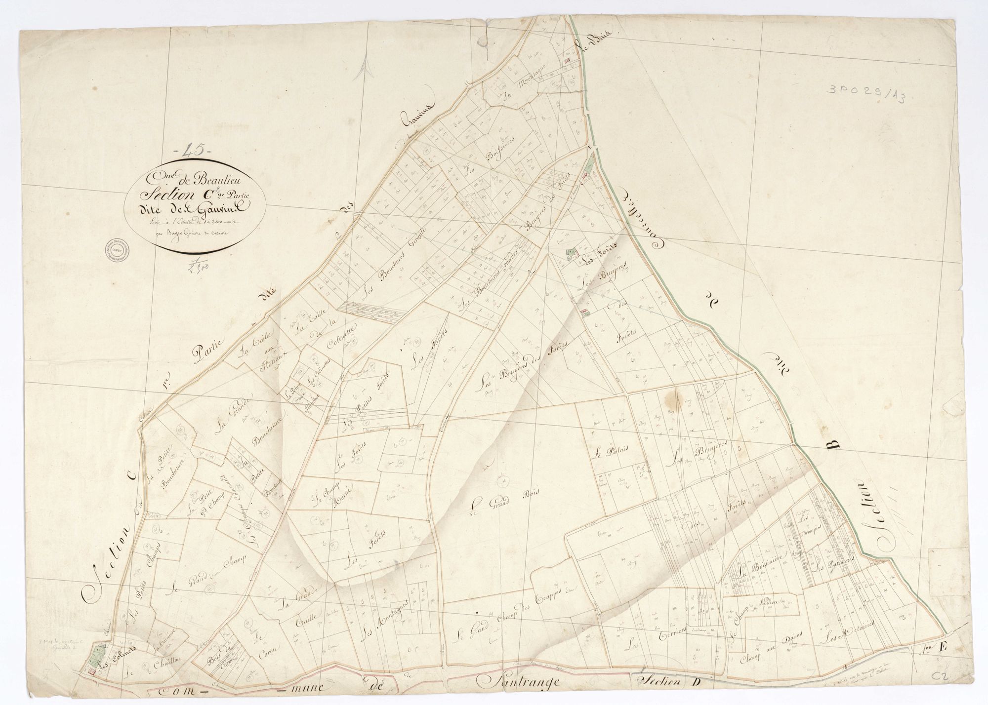 Beaulieu-sur-Loire - Sections