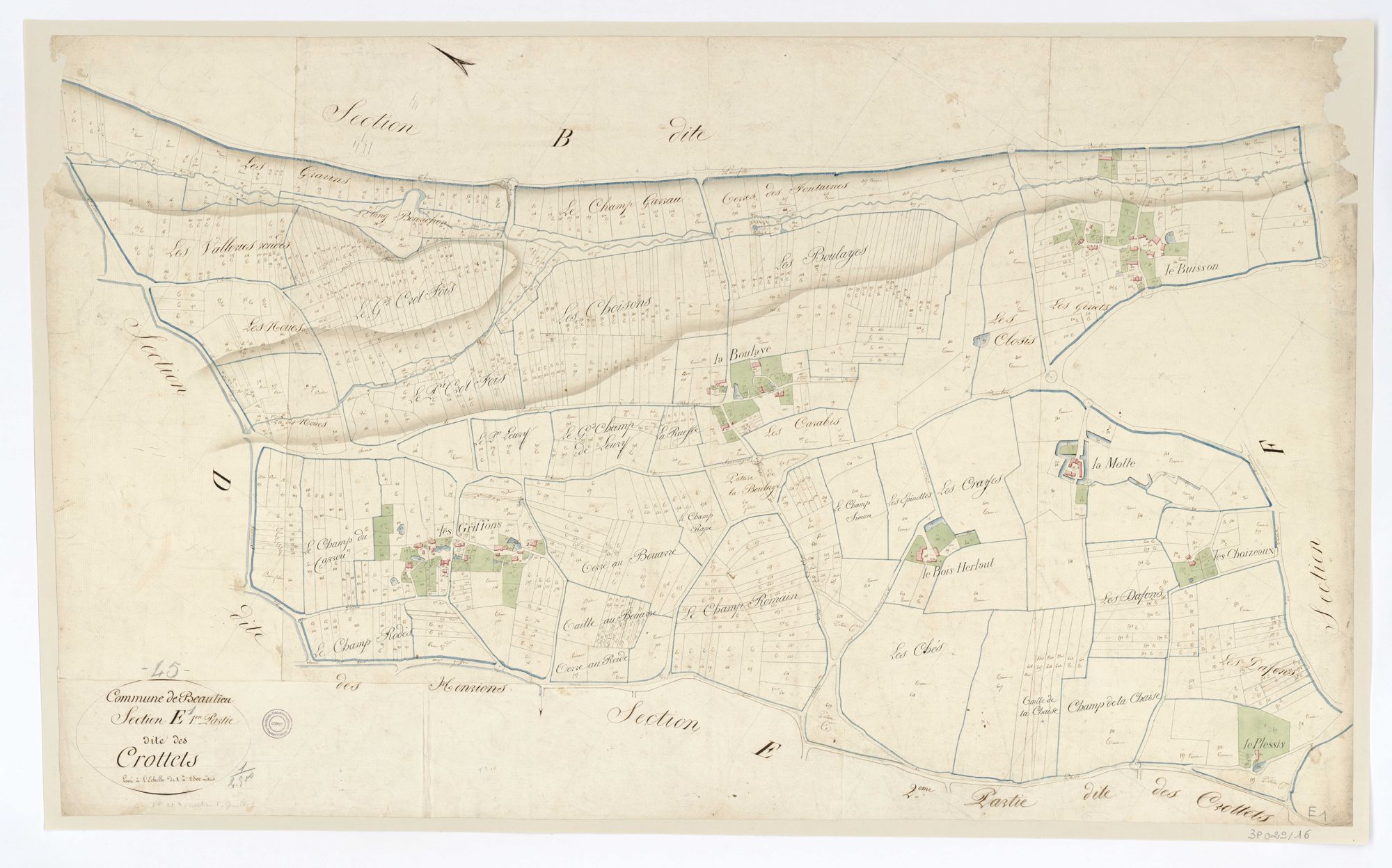 Beaulieu-sur-Loire - Sections