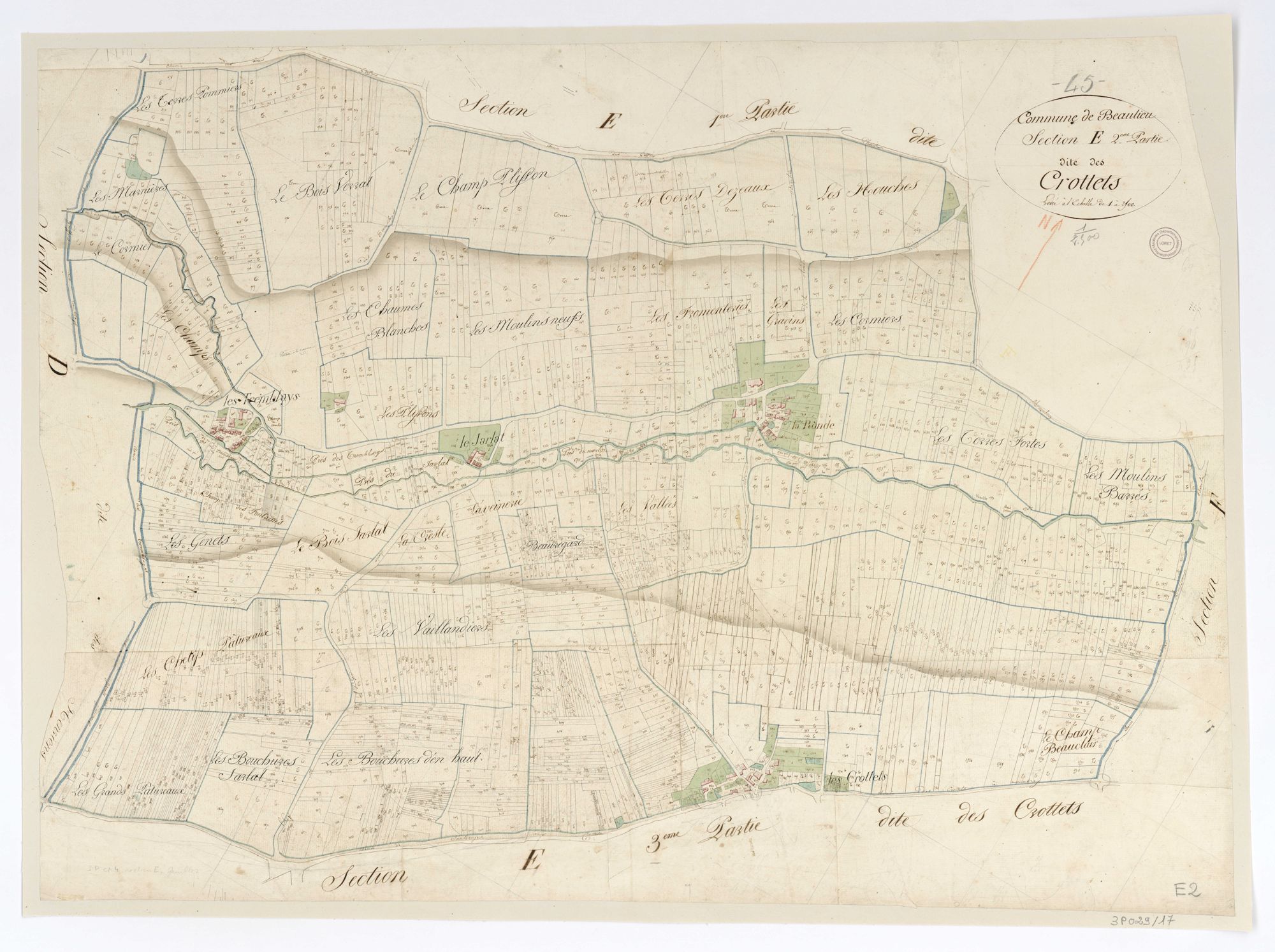 Beaulieu-sur-Loire - Sections