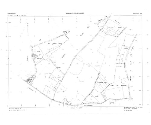 Beaulieu-sur-Loire - Sections