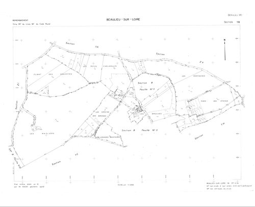 Beaulieu-sur-Loire - Sections