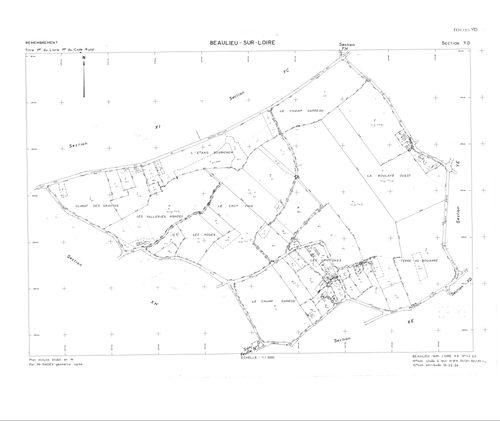 Beaulieu-sur-Loire - Sections