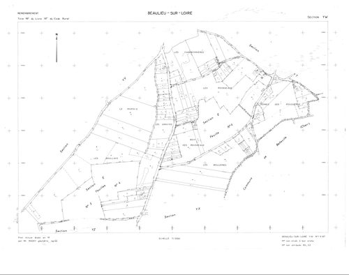 Beaulieu-sur-Loire - Sections