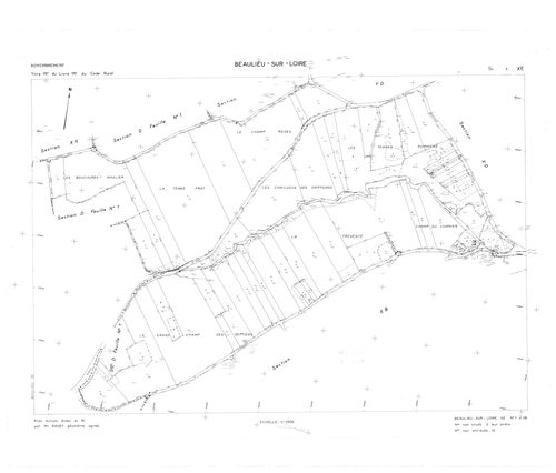 Beaulieu-sur-Loire - Sections
