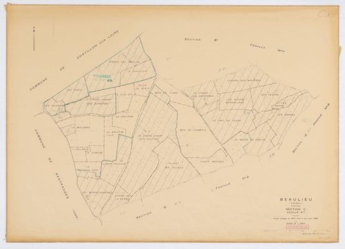 Beaulieu-sur-Loire - Sections