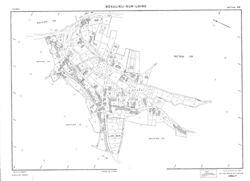 Beaulieu-sur-Loire - Sections