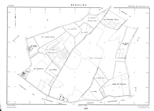Beaulieu-sur-Loire - Sections