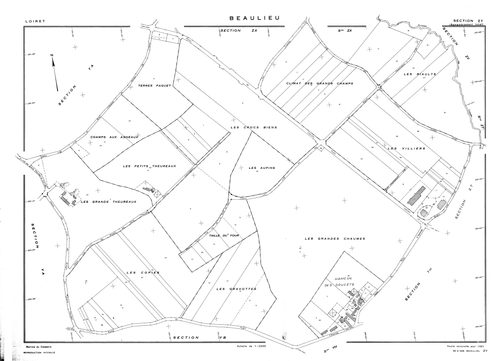 Beaulieu-sur-Loire - Sections