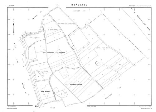 Beaulieu-sur-Loire - Sections