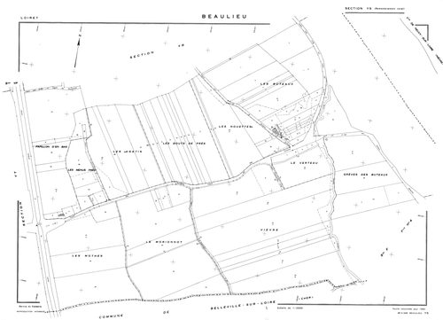 Beaulieu-sur-Loire - Sections