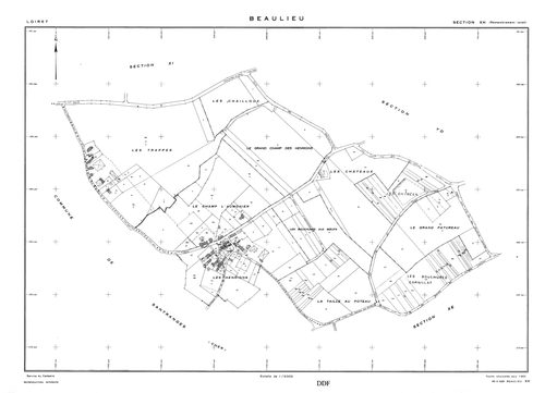 Beaulieu-sur-Loire - Sections