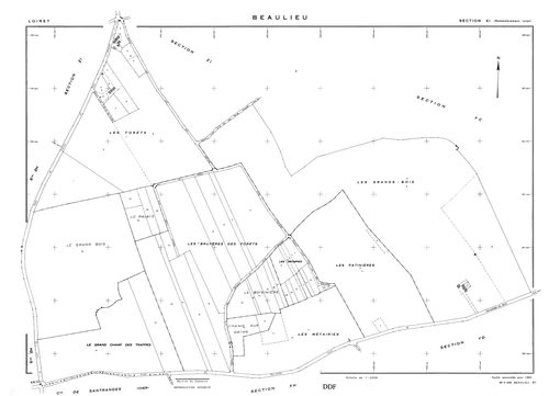 Beaulieu-sur-Loire - Sections